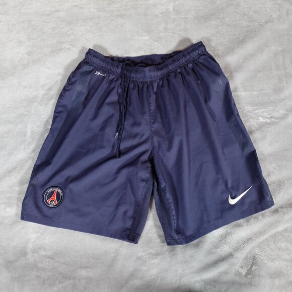 Nike Paris Saint German PSG Dri-Fit Shorts Mens L 8” Soccer Blue 479820-410 - Picture 1 of 16